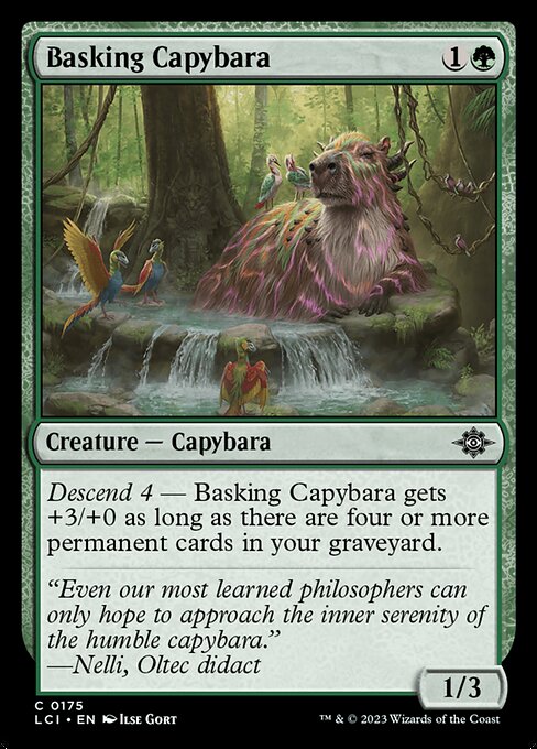 Basking Capybara - The Lost Caverns of Ixalan - 175