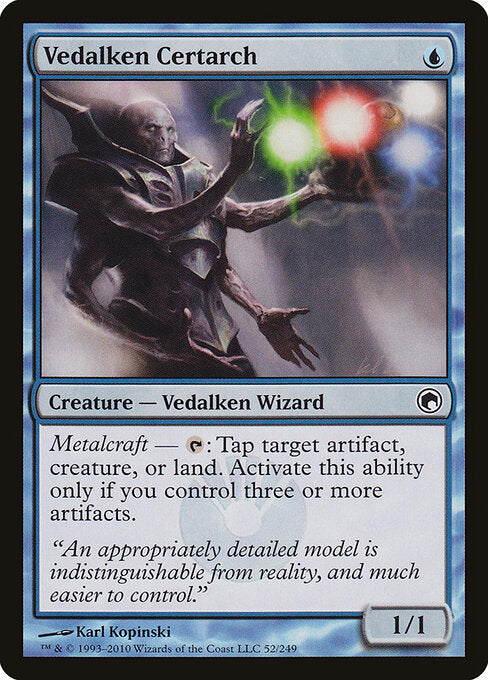 Vedalken Certarch - Scars of Mirrodin - 52