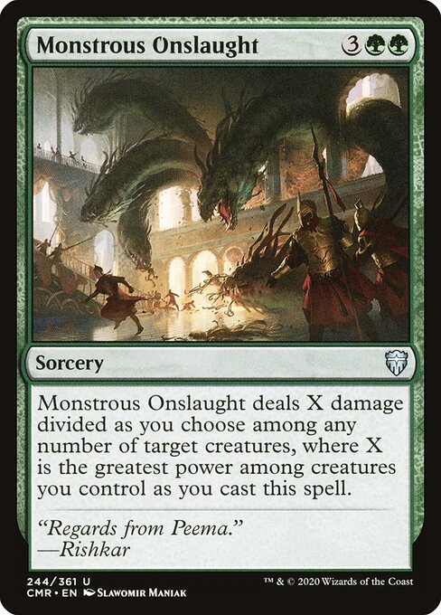 Monstrous Onslaught - Commander Legends - 244