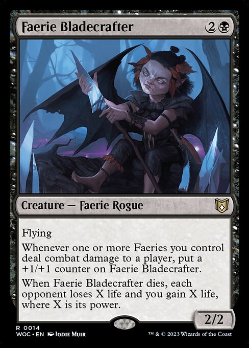 Faerie Bladecrafter - Wilds of Eldraine Commander - 14