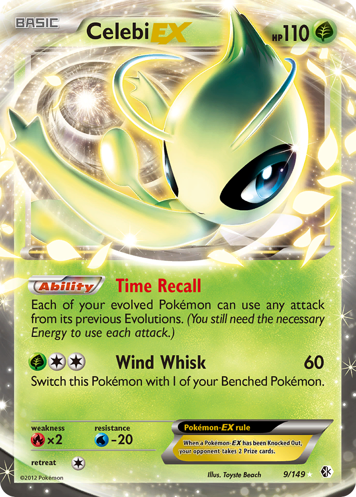 Celebi EX (9/149) [Black & White: Boundaries Crossed] – Tier 1 Games