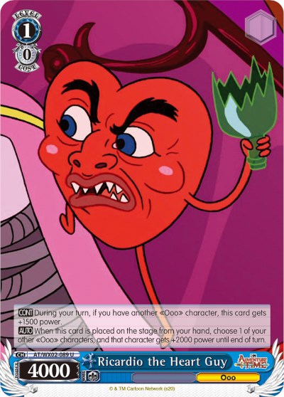 Ricardio the Heart Guy (AT/WX02-089 U) [Adventure Time] – Tier 1 Games
