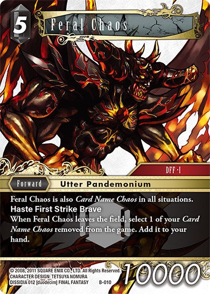 Feral Chaos [Boss Deck: Chaos] – Tier 1 Games
