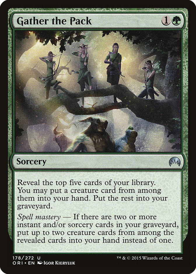 Gather the Pack [Magic Origins] – Tier 1 Games