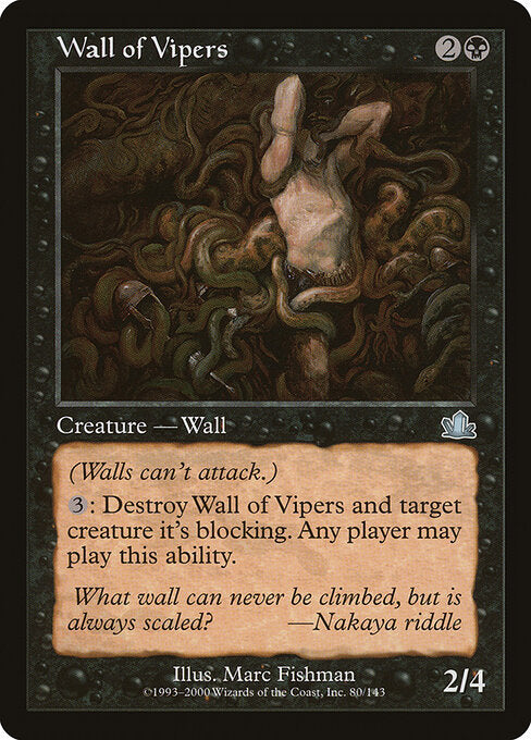 Wall of Vipers - Prophecy - 80