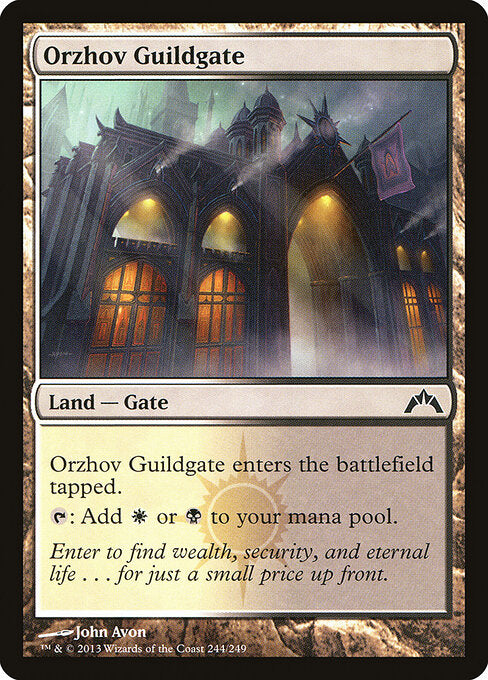 Orzhov Guildgate - Gatecrash - 244