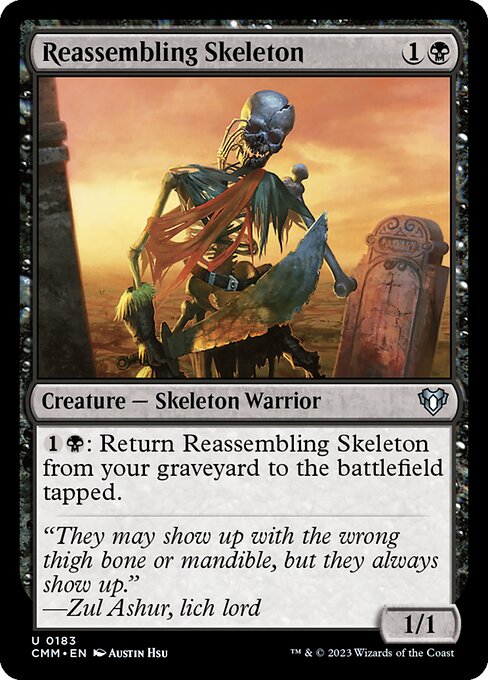 Reassembling Skeleton - Commander Masters - 183