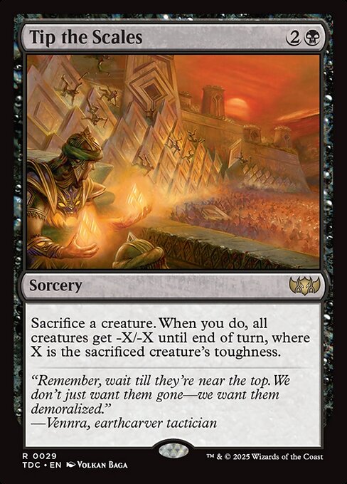 Tip the Scales - Tarkir: Dragonstorm Commander - 29