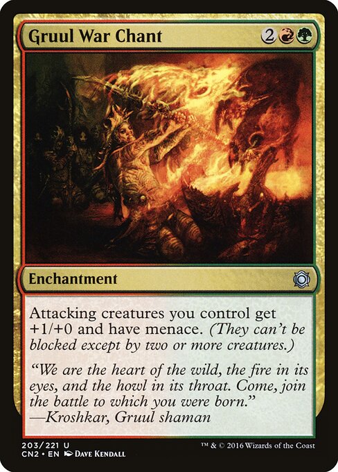 Gruul War Chant - Conspiracy: Take the Crown - 203