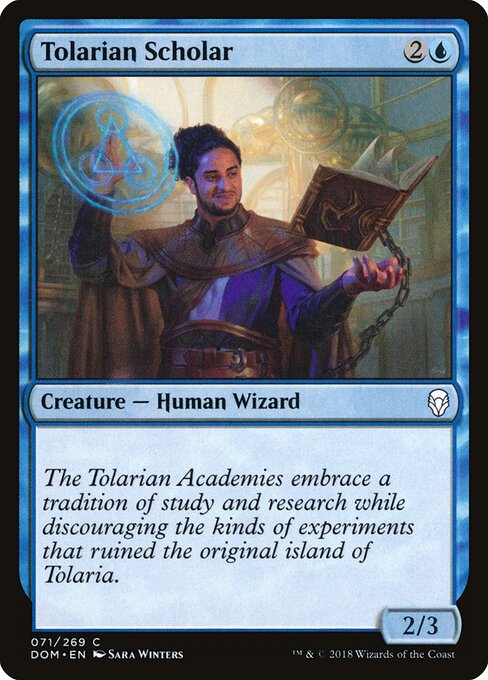 Tolarian Scholar - Dominaria - 71