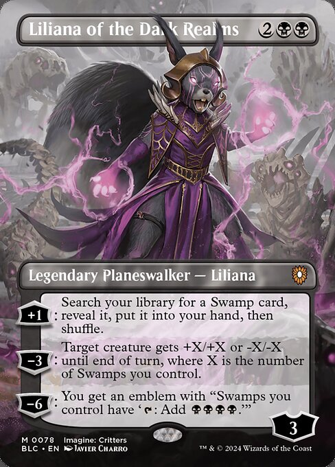Liliana of the Dark Realms - Bloomburrow Commander - 78