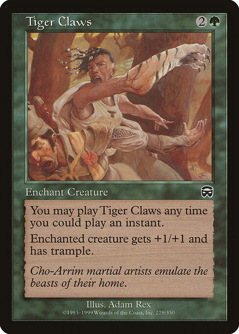Tiger Claws - Mercadian Masques - 279