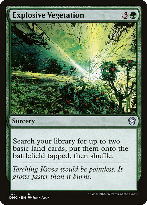 Explosive Vegetation - Dominaria United Commander - 132