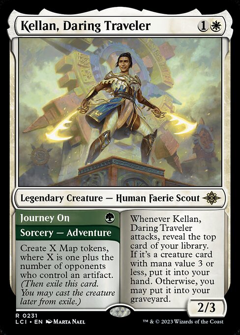 Kellan, Daring Traveler // Journey On - The Lost Caverns of Ixalan - 231