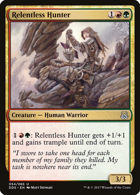 Relentless Hunter - Duel Decks: Mind vs. Might - 54