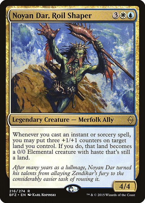Noyan Dar, Roil Shaper - Battle for Zendikar - 216