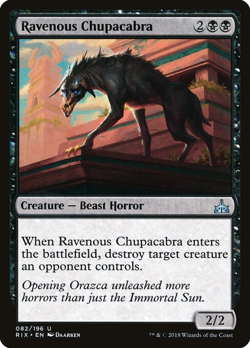 Ravenous Chupacabra - Rivals of Ixalan - 82