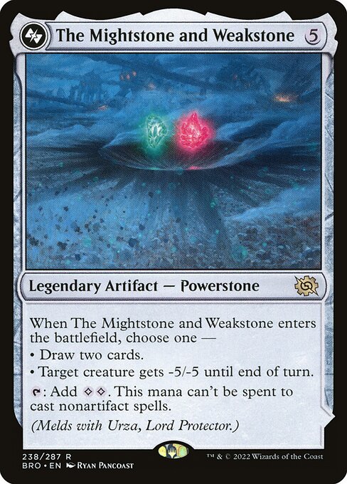 The Mightstone and Weakstone // Urza, Planeswalker - The Brothers' War - 238