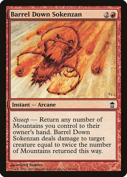 Barrel Down Sokenzan - Saviors of Kamigawa - 94