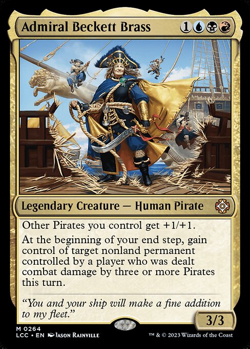 Admiral Beckett Brass - The Lost Caverns of Ixalan Commander - 264