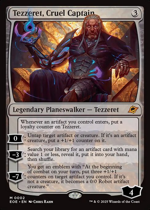 Tezzeret, Cruel Captain - Edge of Eternities - 2