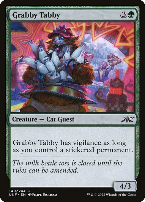Grabby Tabby - Unfinity - 140