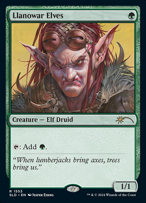 Llanowar Elves - Secret Lair Drop - 1553