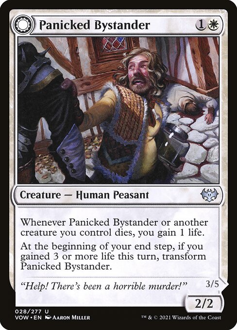Panicked Bystander // Cackling Culprit - Innistrad: Crimson Vow - 28