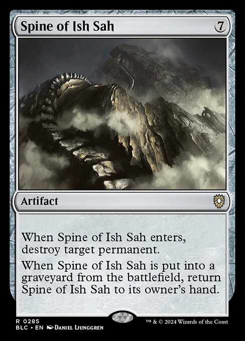 Spine of Ish Sah - Bloomburrow Commander - 285