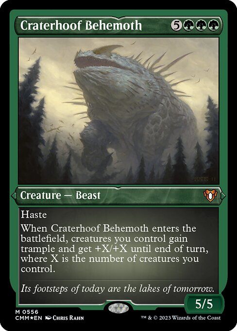 Craterhoof Behemoth - Commander Masters - 556