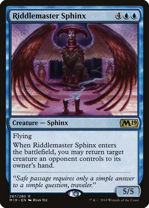 Riddlemaster Sphinx - Core Set 2019 - 287