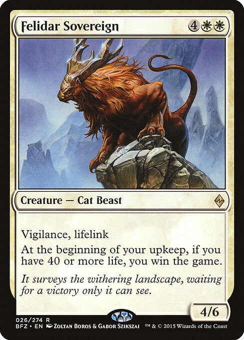 Felidar Sovereign - Battle for Zendikar - 26