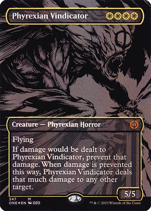 Phyrexian Vindicator - Phyrexia: All Will Be One - 347