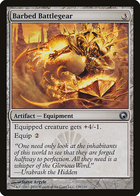 Barbed Battlegear - Scars of Mirrodin - 139