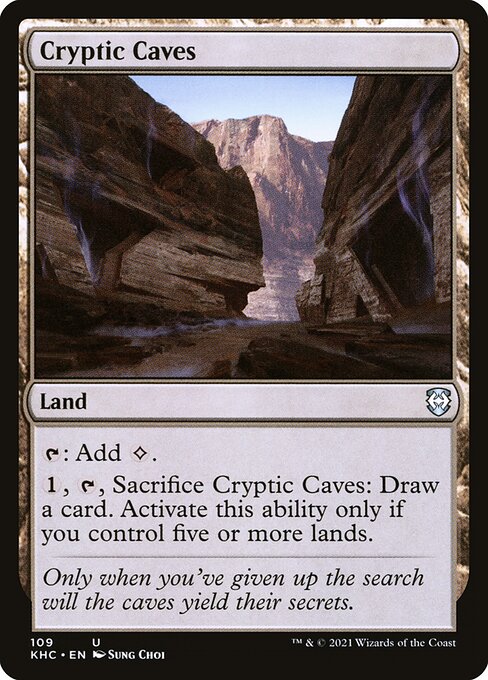 Cryptic Caves - Kaldheim Commander - 109