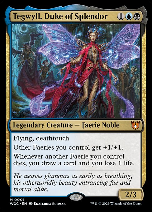 Tegwyll, Duke of Splendor - Wilds of Eldraine Commander - 1