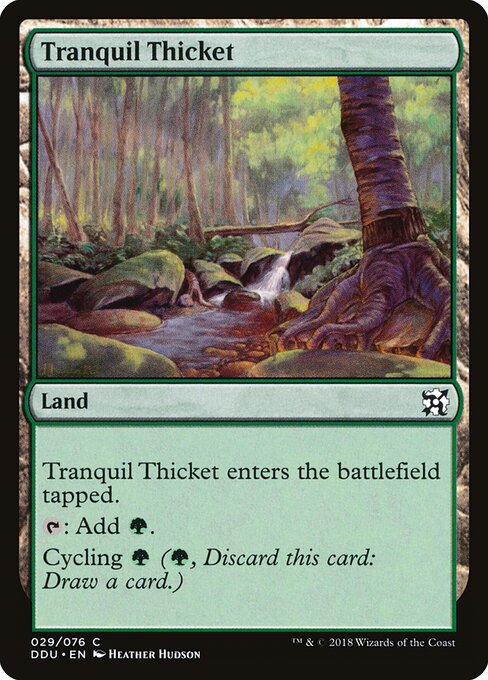 Tranquil Thicket - Duel Decks: Elves vs. Inventors - 29