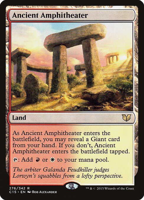 Ancient Amphitheater - Commander 2015 - 276