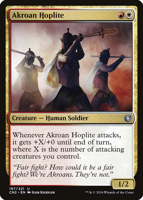 Akroan Hoplite - Conspiracy: Take the Crown - 197