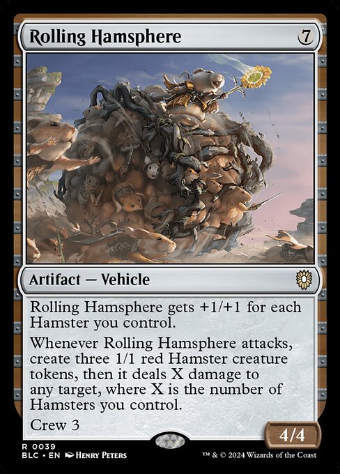 Rolling Hamsphere - Bloomburrow Commander - 39