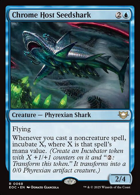 Chrome Host Seedshark - Edge of Eternities Commander - 68