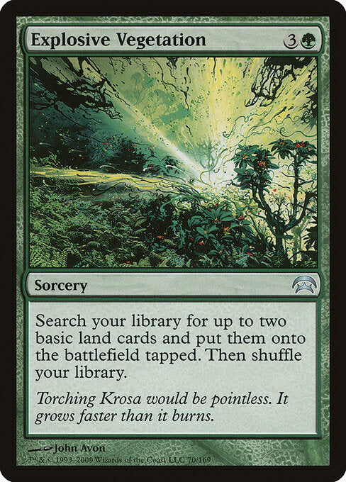 Explosive Vegetation - Planechase - 70