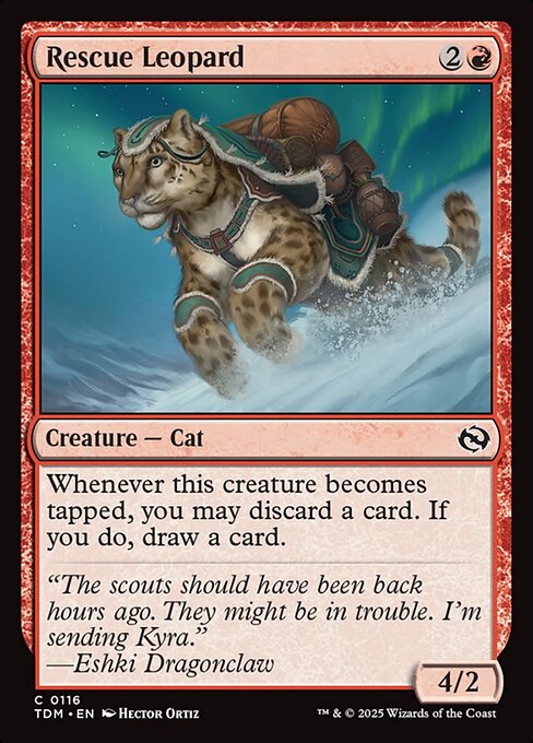 Rescue Leopard - Tarkir: Dragonstorm - 116