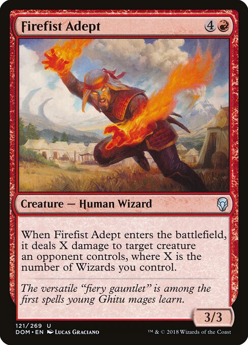 Firefist Adept - Dominaria - 121