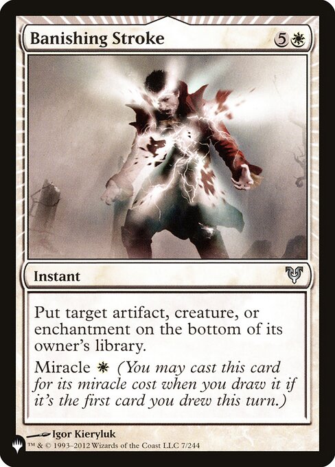 Banishing Stroke - The List - AVR-7