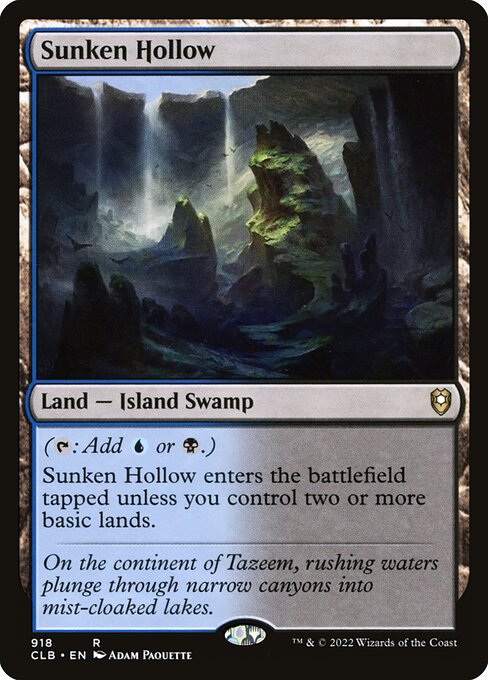 Sunken Hollow - Commander Legends: Battle for Baldur's Gate - 918