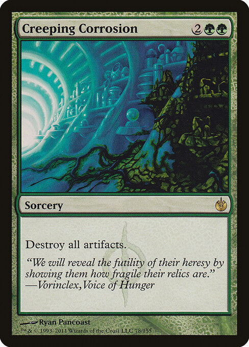 Creeping Corrosion - Mirrodin Besieged - 78