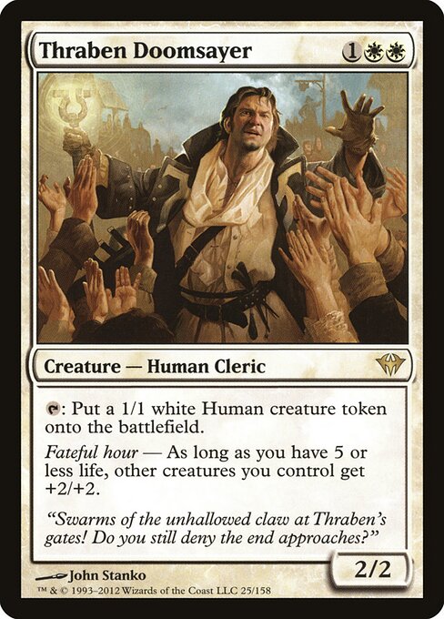 Thraben Doomsayer - Dark Ascension - 25