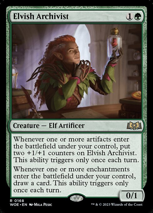 Elvish Archivist - Wilds of Eldraine - 168