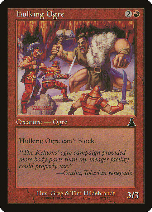 Hulking Ogre - Urza's Destiny - 87